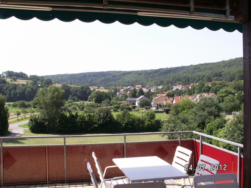 Landgasthof Zum Hirschen Hotel Hafenlohr Luaran gambar