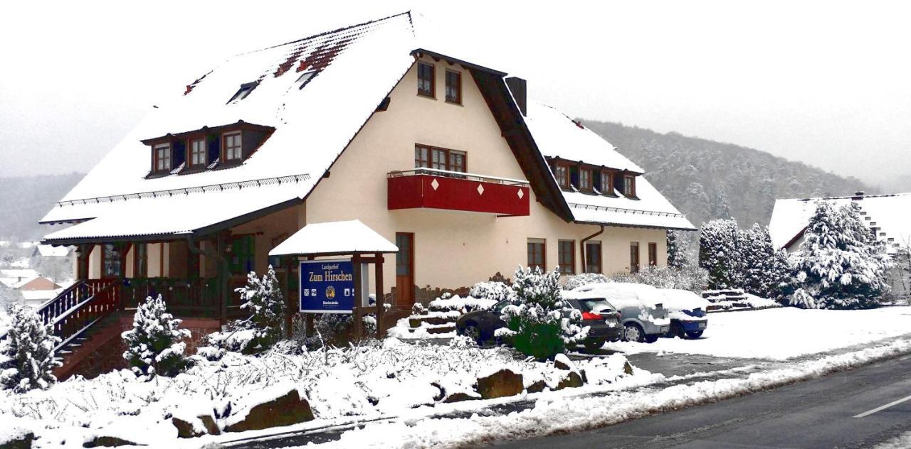 Landgasthof Zum Hirschen Hotel Hafenlohr Luaran gambar