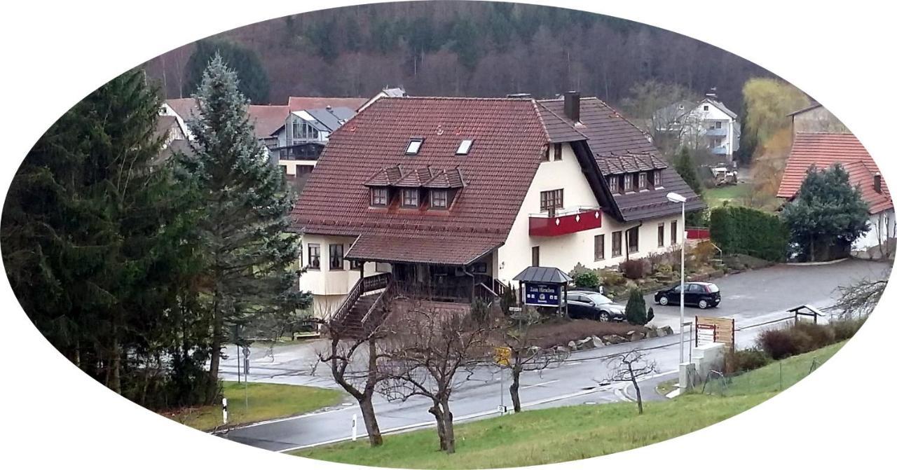 Landgasthof Zum Hirschen Hotel Hafenlohr Luaran gambar